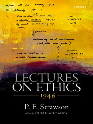 cover image of Lectures on Ethics, 1946